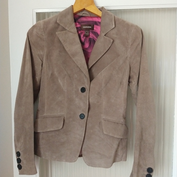 Suede blazer